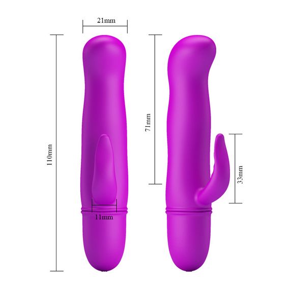 Вибратор - Pretty Love Blithe Vibrator Purple Sex Aura | Зображення 6