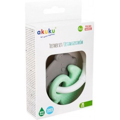 Прорезыватель Akuku Мышка / Утенок (A0126) | Зображення 1