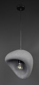 Люстра підвісна на 1 лампочку 27907 Чорний 35-160х30х30 см.