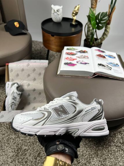 Мужские кроссовки New 530 Premium White Grey весна / літо / осінь A3660 42 26,5 | Зображення 6