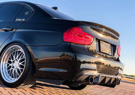 Дифузор заднього бампера (для E90 M-Sport, Карбон) для BMW 3 серія E-90/91/92/93 2005-2011 рр | Зображення 3