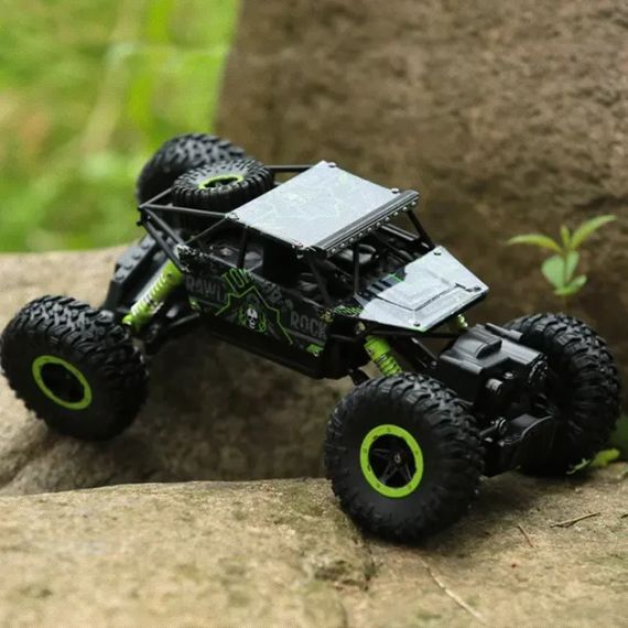 Машинка на радиоуправлении джип-вездеход Climbing  на амортизаторах полноприводная с протекторами и большими | Зображення 7