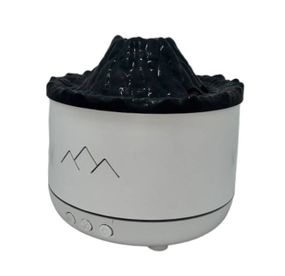 Увлажнитель воздуха Вулкан с эффектом огня Volcano Белый