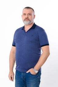 Футболка поло чоловіча Носи своє М Синій (p-16529-191203)