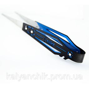 Щипці для вугілля кальяну 2х2 Rider блакитні