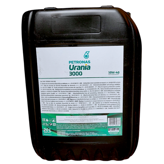 Моторна олива для вантажівок PETRONAS URANIA 3000 10W-40 20л.(71609RK1EU) | Зображення 3