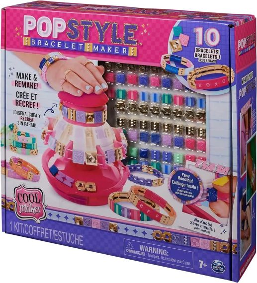 Набір з машинкою для створення браслетів Cool Maker PopStyle Bracelet Making Kit Оригінал | Зображення 1
