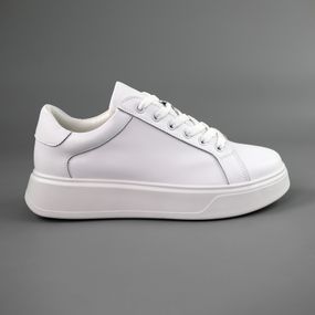 Кеди жіночі шкіряні 591415 Білі 36 37 38 39 40 41