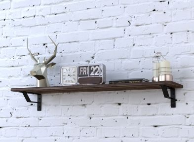 Полка настенная Loft Design PL6-92-16 орех модена