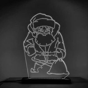 Акриловый светильник-ночник Святой Николай белый tty-n000018