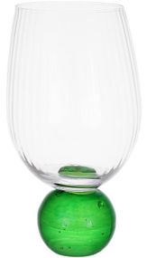 Набір 6 склянок "Bauble Glass" 450мл на зеленій ніжці