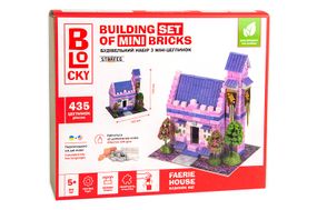Будівельний набір для творчості з міні-цеглинок 31020 BLOCKY "Будинок Феї" STRATEG