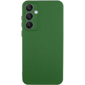 Чохол TPU GETMAN Liquid Silk Full Camera для Samsung Galaxy S24+ Зелений / Dark green