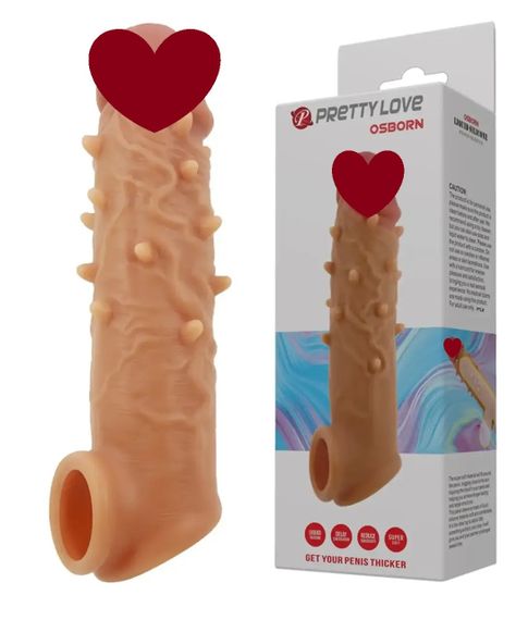 Насадка презерватив Pretty Love — Osborn Silicone, BI-026250 Sex Aura