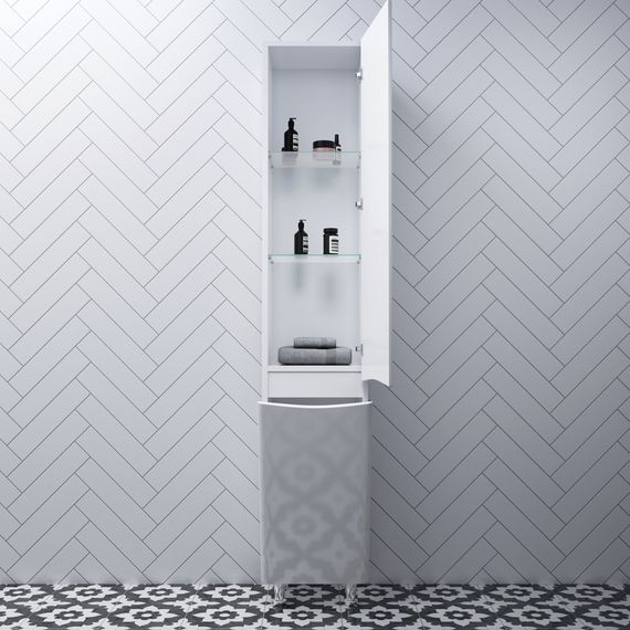 Пенал підлоговий AM.PM Like 36 см правосторонній з кошиком M80CSR0361WG38 | Зображення 6