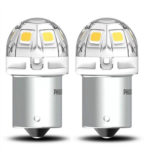 Комплект світлодіодних ламп Philips 24805CU60X2 R5W/R10W LED Ultinon Pro6000 12V/24V BA15s WHITE