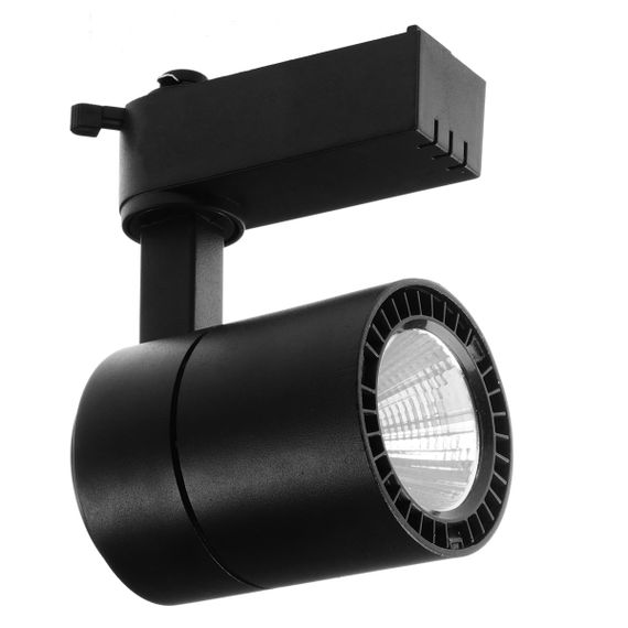 Светильник трековый поворотный LED KW-208/12W NW BK COB | Зображення 1