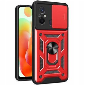 Чохол Ummi Camshield Serge Ring для Xiaomi Redmi 12C Червоний