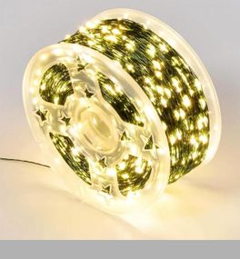 Гірлянда з зеленим проводом з таймером і пультом дистанційного керування 50м 6Вт 220V+USB GREEN LINE (47682-10142_899)