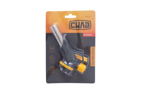 Горелка газовая с пьезоподжигом 360° Ø20мм 144мм СИЛА | Зображення 2