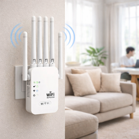 Мощный Wi-Fi ретранслятор 2.4G с 6 антеннами / маршрутизатор / усилитель вай фай сигнала