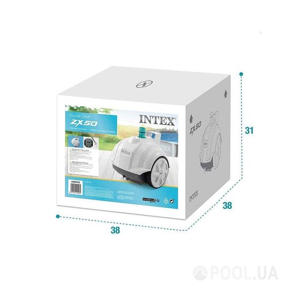 Робот - пилосос для басейнів Intex 28007 (ZX50) для очищення дна , працює від 3 407 л/год до 5 678л/год | Зображення 2