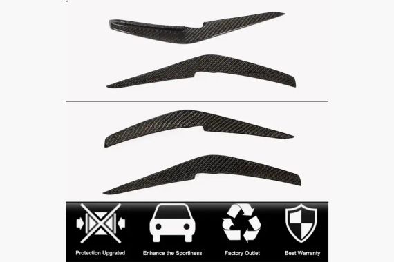 Передняя губа бампера (для S-Line 2019-2024, Карбон) для Ауди A4 B9 | Зображення 1