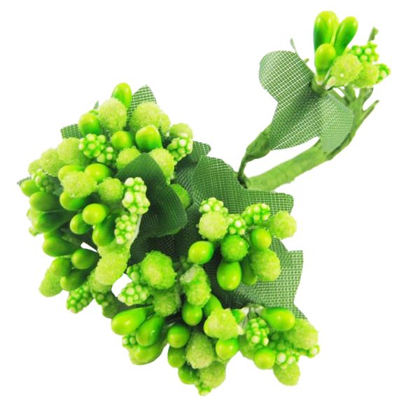 Декоративные тычинки для творчества KV-717 пучок 12 штук | Зображення 1