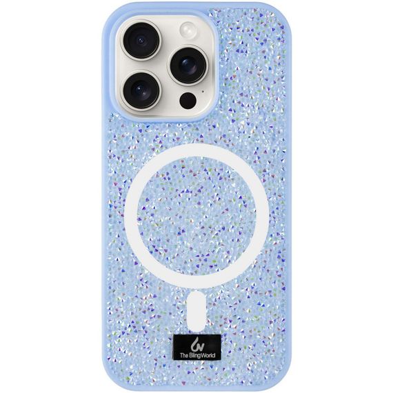 TPU чехол Bling World Rock Diamond with MagSafe для Apple iPhone 14 Pro (6.1")
