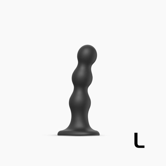 Насадка для страпона Strap-On-Me Dildo Plug Balls Black L Sex Aura