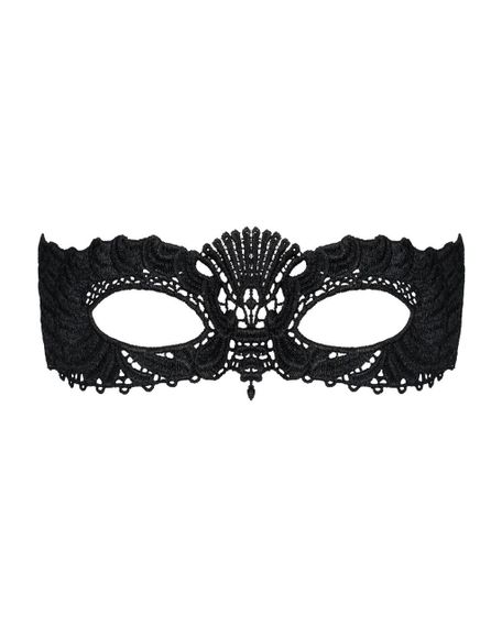 Мереживна маска Obsessive A700 mask, єдиний розмір, чорна Sex Aura | Зображення 1