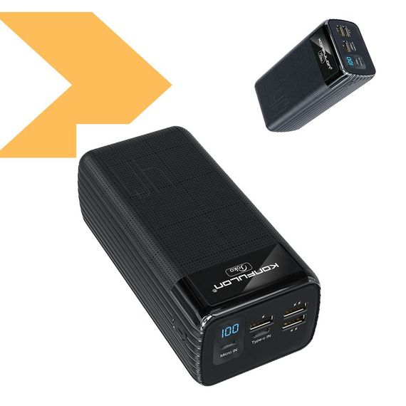 Портативний акумулятор 40000mAh 22.5W KONFULON A21SQ (47219-A21SQ_1139) | Зображення 1