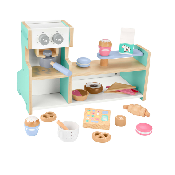 Дерев'яний ігровий набір Fisher-Price Кав'ярня Wooden Coffee Shop Set | Зображення 3