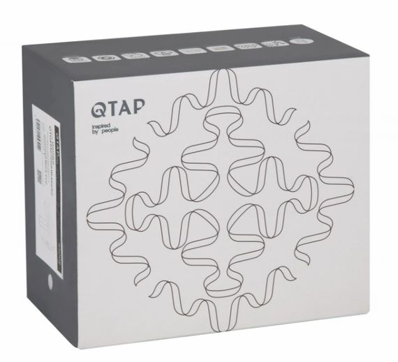 Змішувач для умивальника Qtap Gemini (з гігієнічним душем) Gunmetal Black PVD QTGEM272GMB45692 | Зображення 6