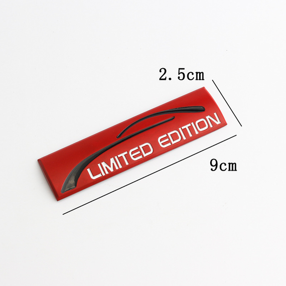 Наклейка на авто Limited Edition металічна 9.1x2.8 cm, Золотий | Зображення 1