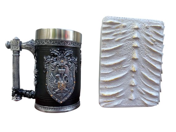 Подарунковий набір Кухоль 3D Щит і Корона та Блокнот 3D «Око Крижаного Хранителя» | Зображення 1