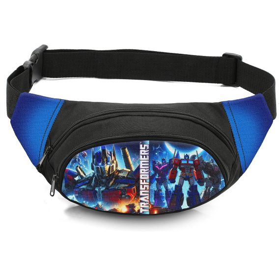 Сумка-бананка дитяча з принтом Трансформери поясна сумка для хлопчика (4644)