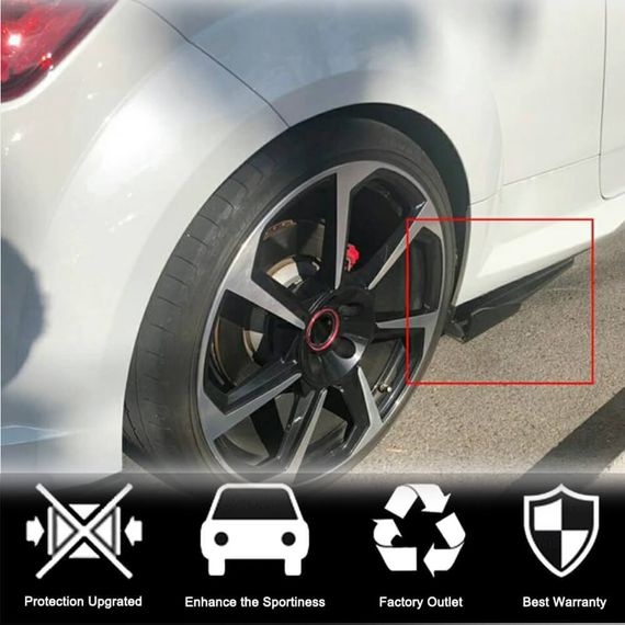 Боковые Пороги (2014-2019, Карбон) для Ауди ТТ | Зображення 2