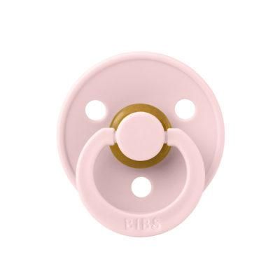 Соска пустушка BIBS Colour Latex кругла 6-18 міс blossom
