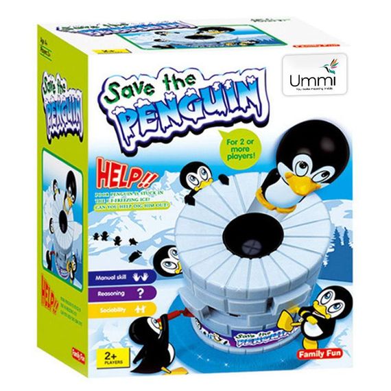 Настільна інтерактивна гра Ummi 707-19 Save the Penguin Game Blue | Зображення 1