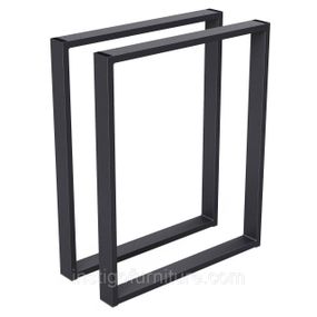 Комплект опор для столу з металу 600×60mm, H=730mm (профільна труба: 60x20mm)