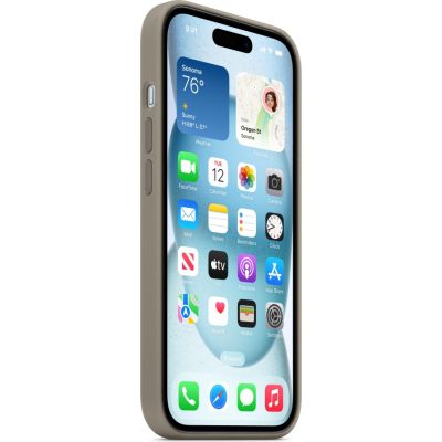 Чехол для мобильного телефона Apple iPhone 15 Silicone Case with MagSafe Clay (MT0Q3ZM/A) | Зображення 6