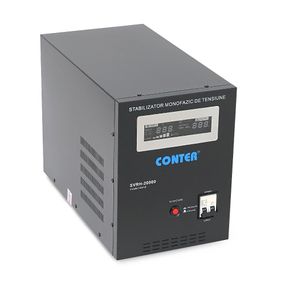 Стабілізатор напруги Conter HIBRID 20000 VA-V2/15000W однофазний, сервопривод, підлогового монтажу, LED-дисплей,