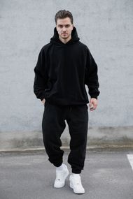 Флісовий спортивний костюм Without Utopia Black