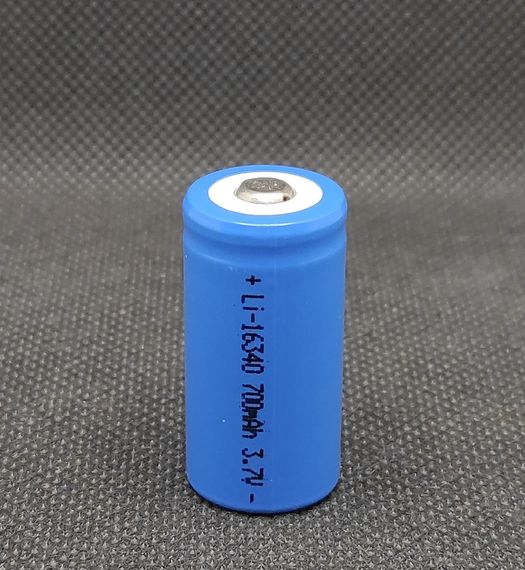 Аккумулятор Молния 16340 3.7v 700mAh  ( 1шт. ) | Зображення 2