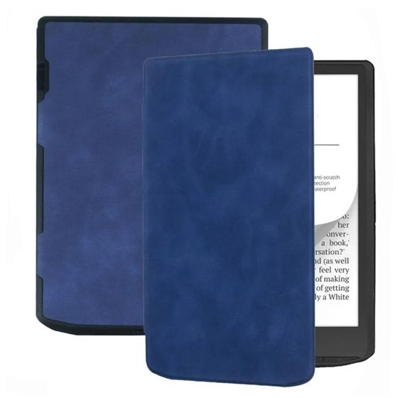 Чехол обложка Primolux TPU для электронной книги PocketBook 743 InkPad 4 - Dark Blue