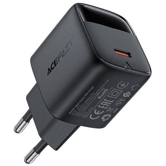 СЗУ Acefast A113 PD20W GaN (1USB-C) Black | Зображення 4