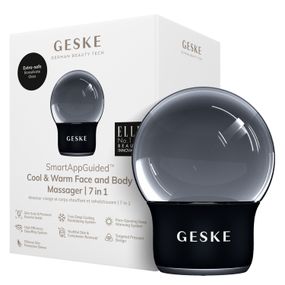 Массажер для лица и тела GESKE Cool&Warm Face and Body Massager 7в1 starlight, Черный
