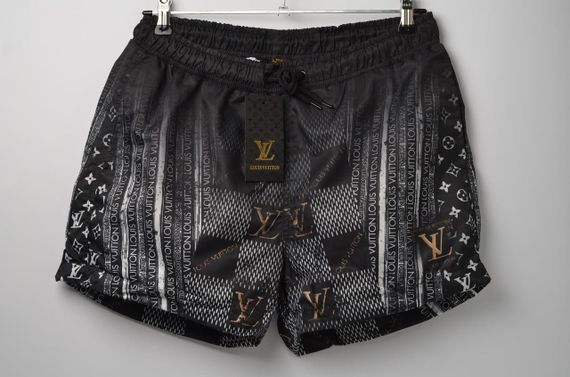 Плавки Louis Vuitton Black плавальні шорти Луї вітон шорти плавальні чоловічі шорти для спорту луї Віттон