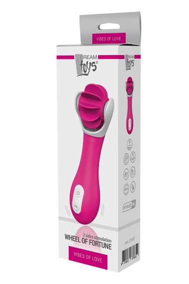 Оральний стимулятор VIBES of LOVE WHEEL of FORTUNE MAGENTA, Рожевий, Розмір посилки : 7,00 х 24,00 х 4,50 | Зображення 1
